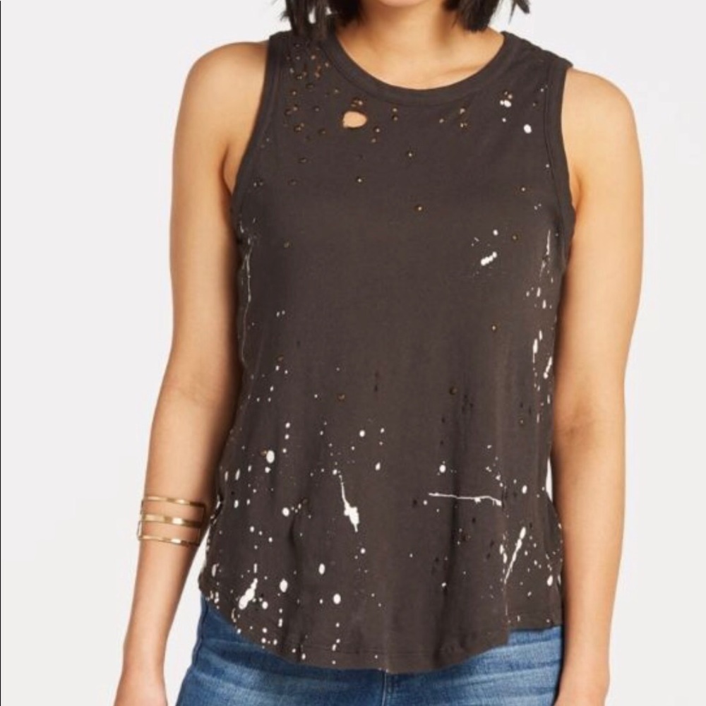 NWT Chaser Studded Destroyed Splatter Tank